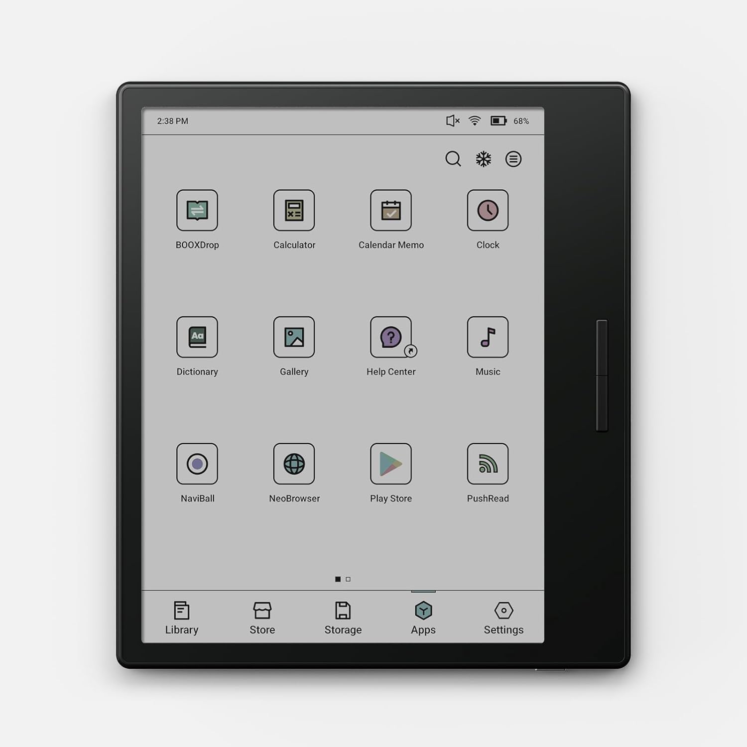 BOOX Tablet Go Color 7 ePaper E Ink Tablet 4G 64G Front Light (Black) - Image 3